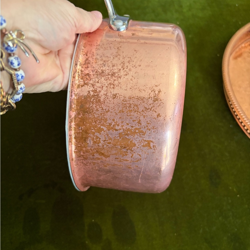 Il Mulino New York Copper Saucepan with Stainless Steel Interior - Picture 7 of 8